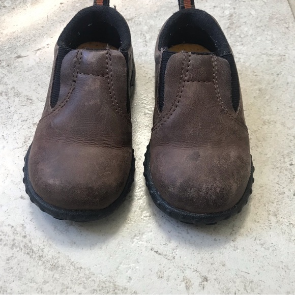 Merrell Toddler Jungle Moc Nubuck Dark Brown, Size 5.5. - Picture 2 of 7